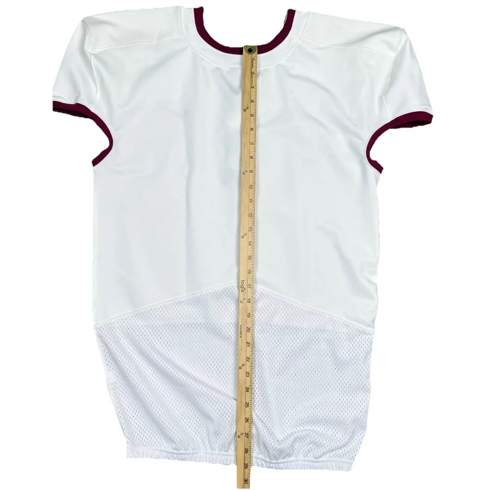 Nike Team Vapor Untouchable‎ Jersey Men's XL White Maroon Vented AO4800 NWT